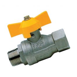 Gas Full Flow Ball Valve Type T Handle Male X Female Bspp