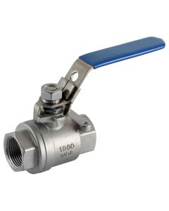 2 Piece Full Bore Stainless Steel Ball Valve