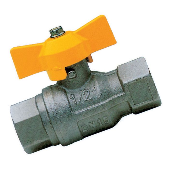 Gas Full Flow Ball Valve Type 72 T Handle 1 Female X Female Bspp Aba 6437